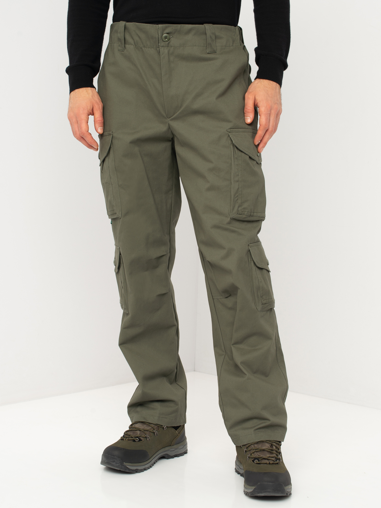 Брюки летние Крафт цвет Хаки ткань Cotton