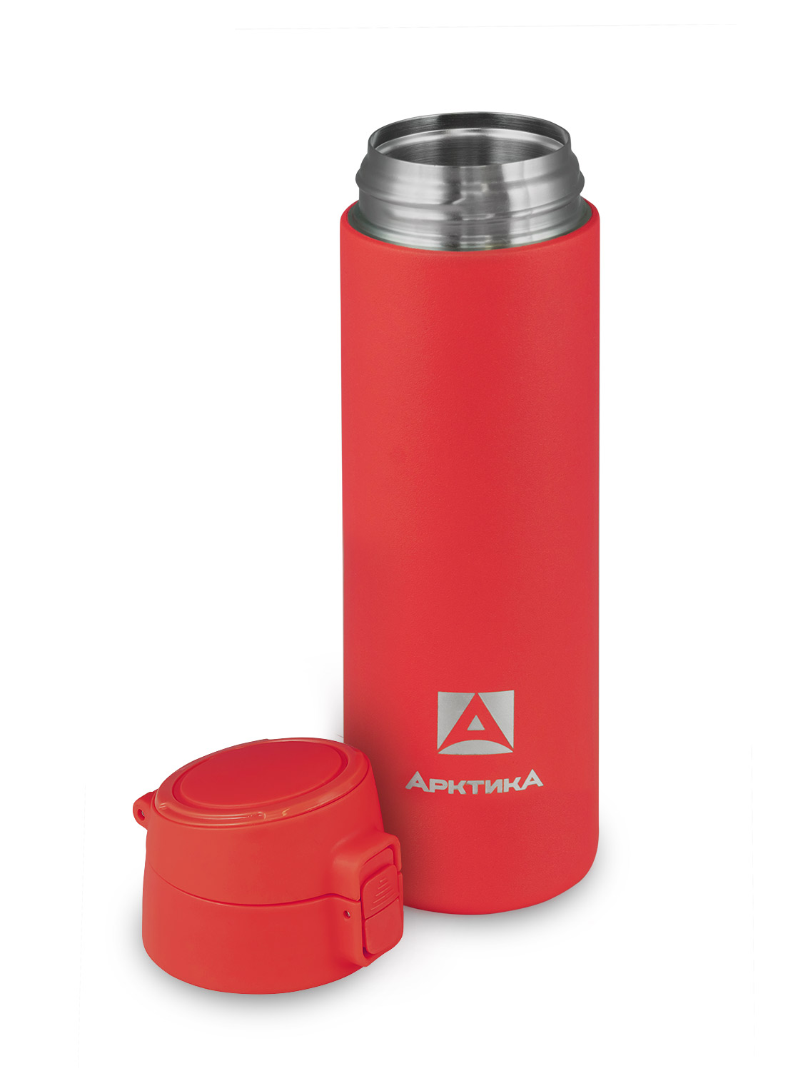 Термос питьевой вакуумный, бытовой, тм "Арктика", 500 мл, арт. 705-500 текстурный красный