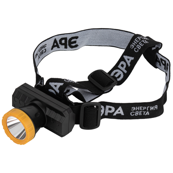 Фонарь ЭРА GA-802 аккумуляторный, мощный, яркий 2 режима , желто-черный