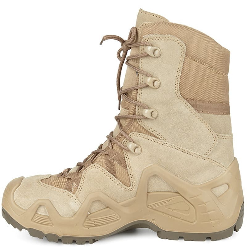 Ботинки с высокими берцами тактические "ТАРАНТУЛ" бежевый