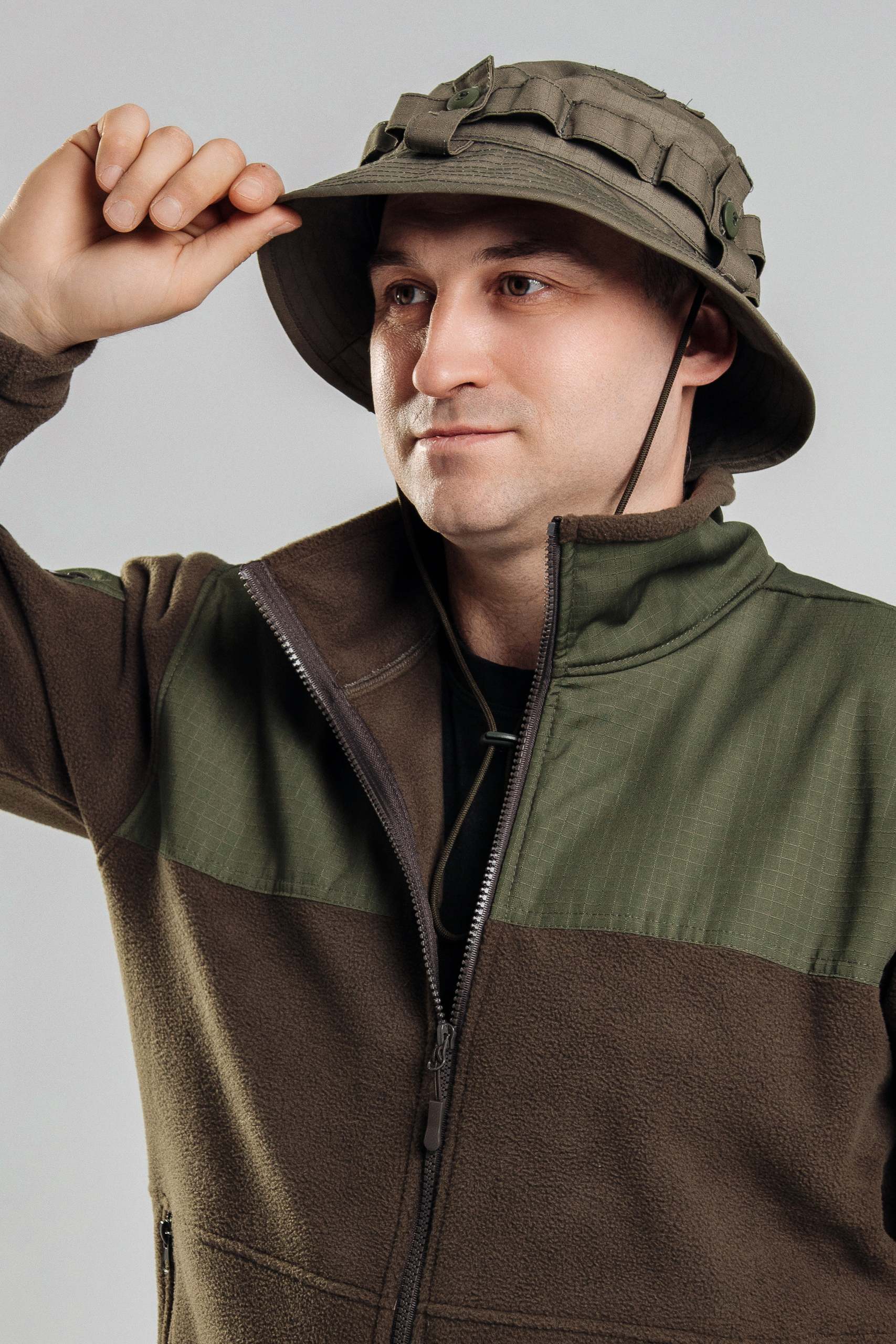 Панама тактическая с сеткой ОЛИВА