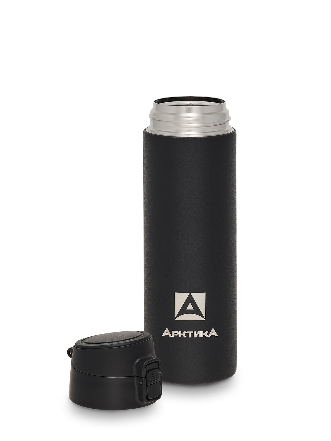 Термос питьевой вакуумный, бытовой, тм "Арктика", 500 мл, арт. 705-500 текстурный черный