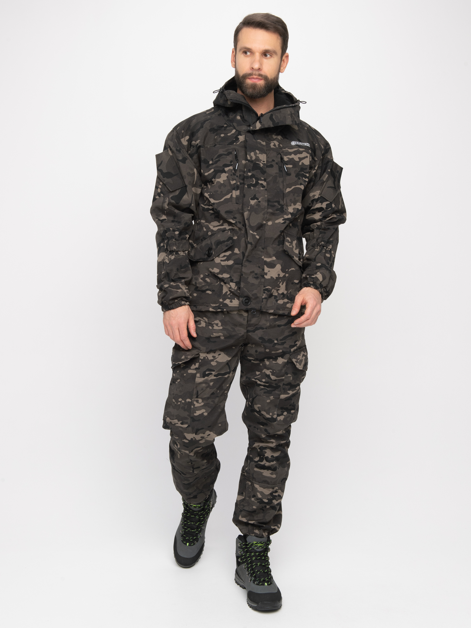 Костюм деми Горка -5 Мультикам Black Рип-Стоп