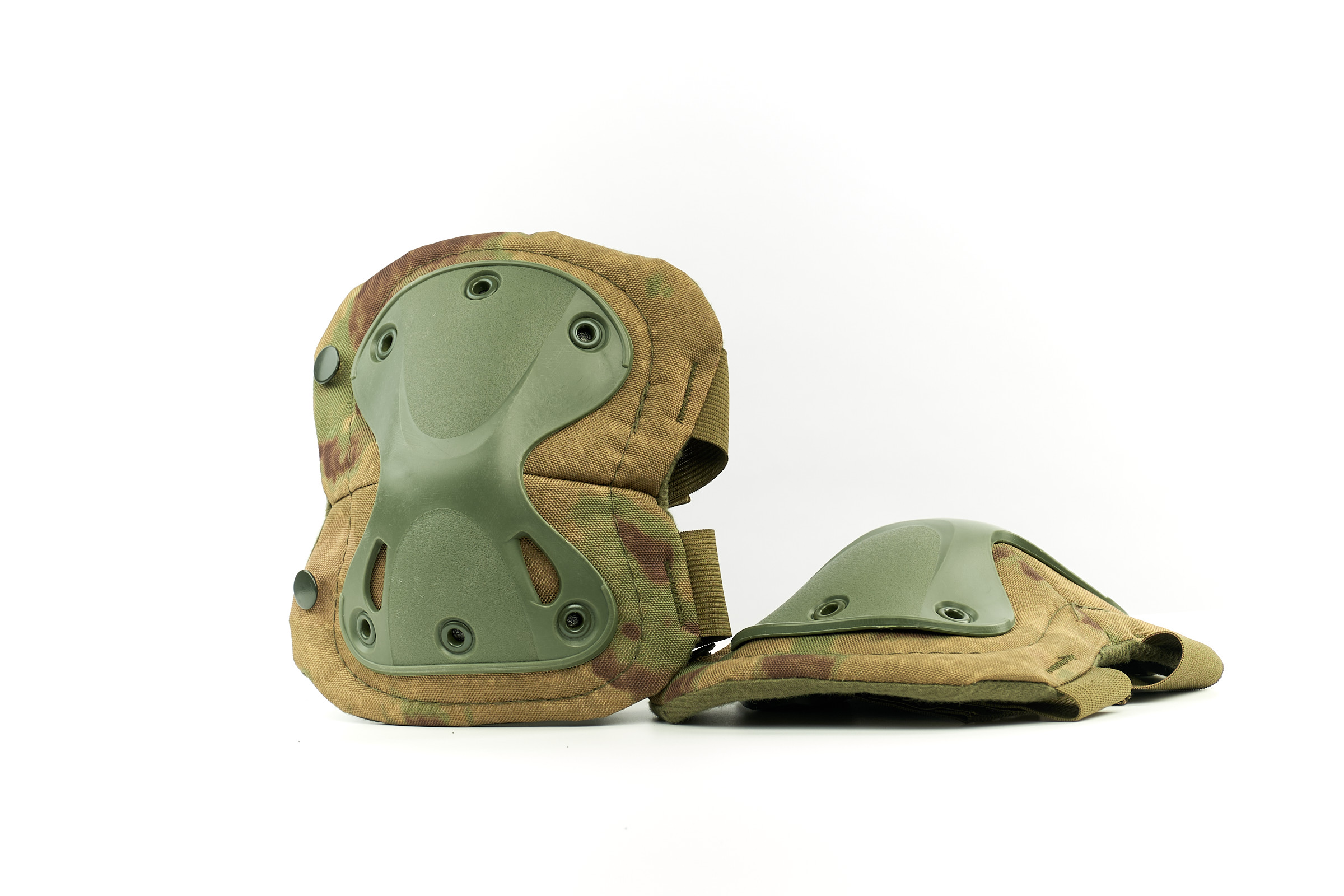 Наколенники съемные тактические Блок-Х + Налокотники-К (Цвет МОХ)