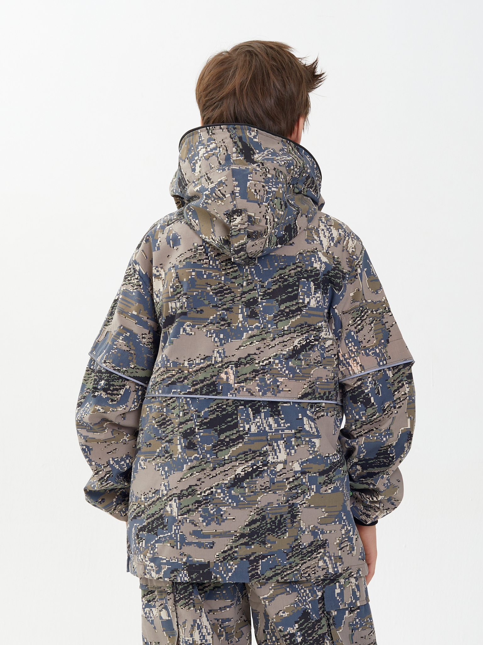 Костюм Детский Антигнус-Люкс с ловушками и пыльниками цв.Лабиринт (Сорочка)