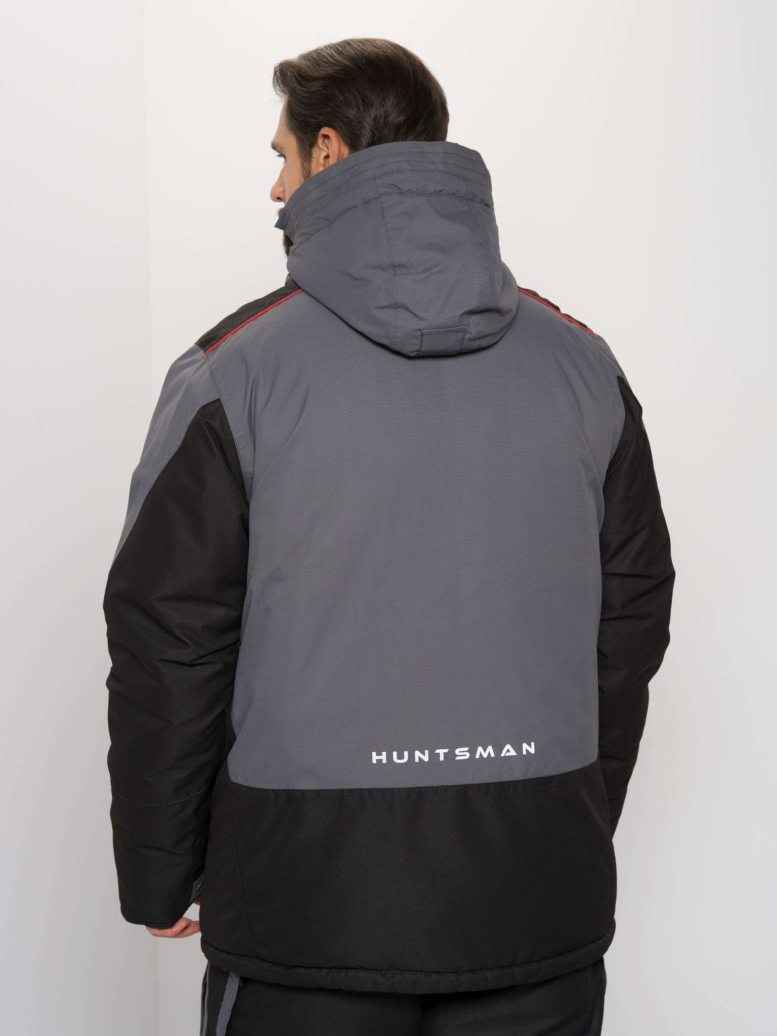 Костюм зимний Huntsman Siberia -45°С серый/черный, Breathable