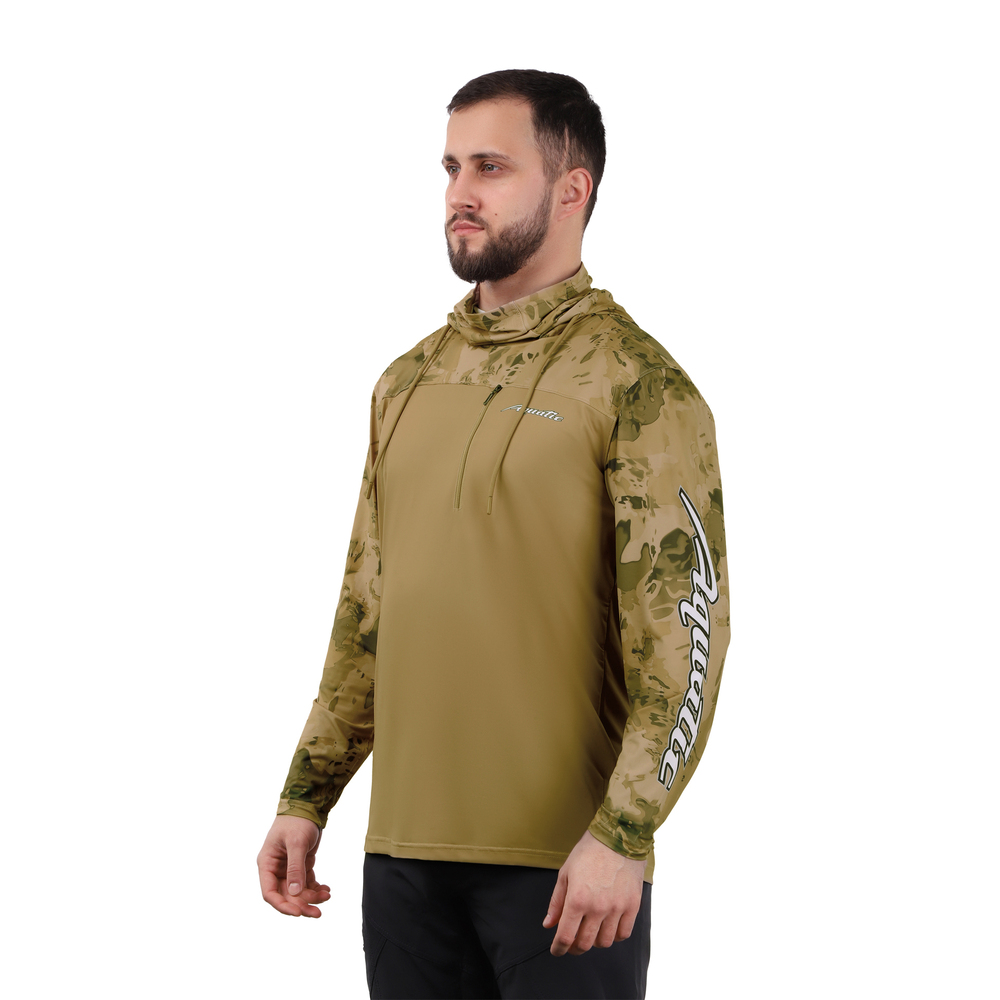 Джерси Аquatic 10 с капюшоном и баффом камуфляж