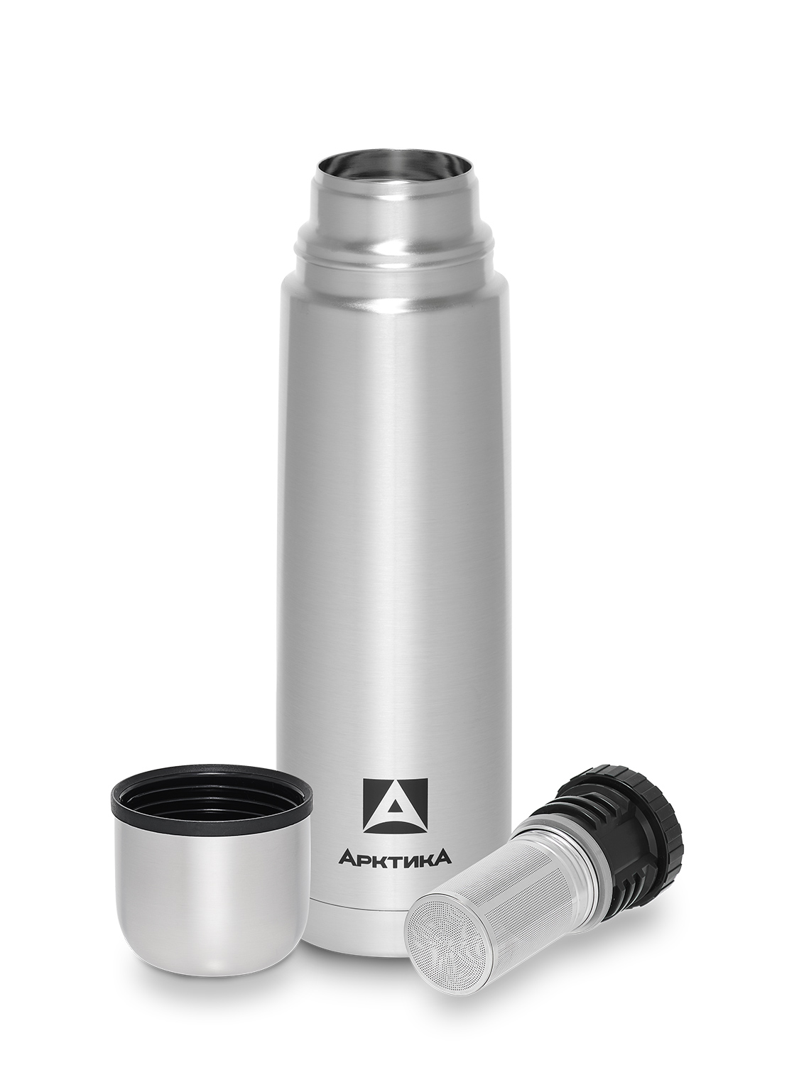 Термос бытовой, вакуумный, с ситечком, питьевой  тм "Арктика",  750 мл, арт. 101-750С