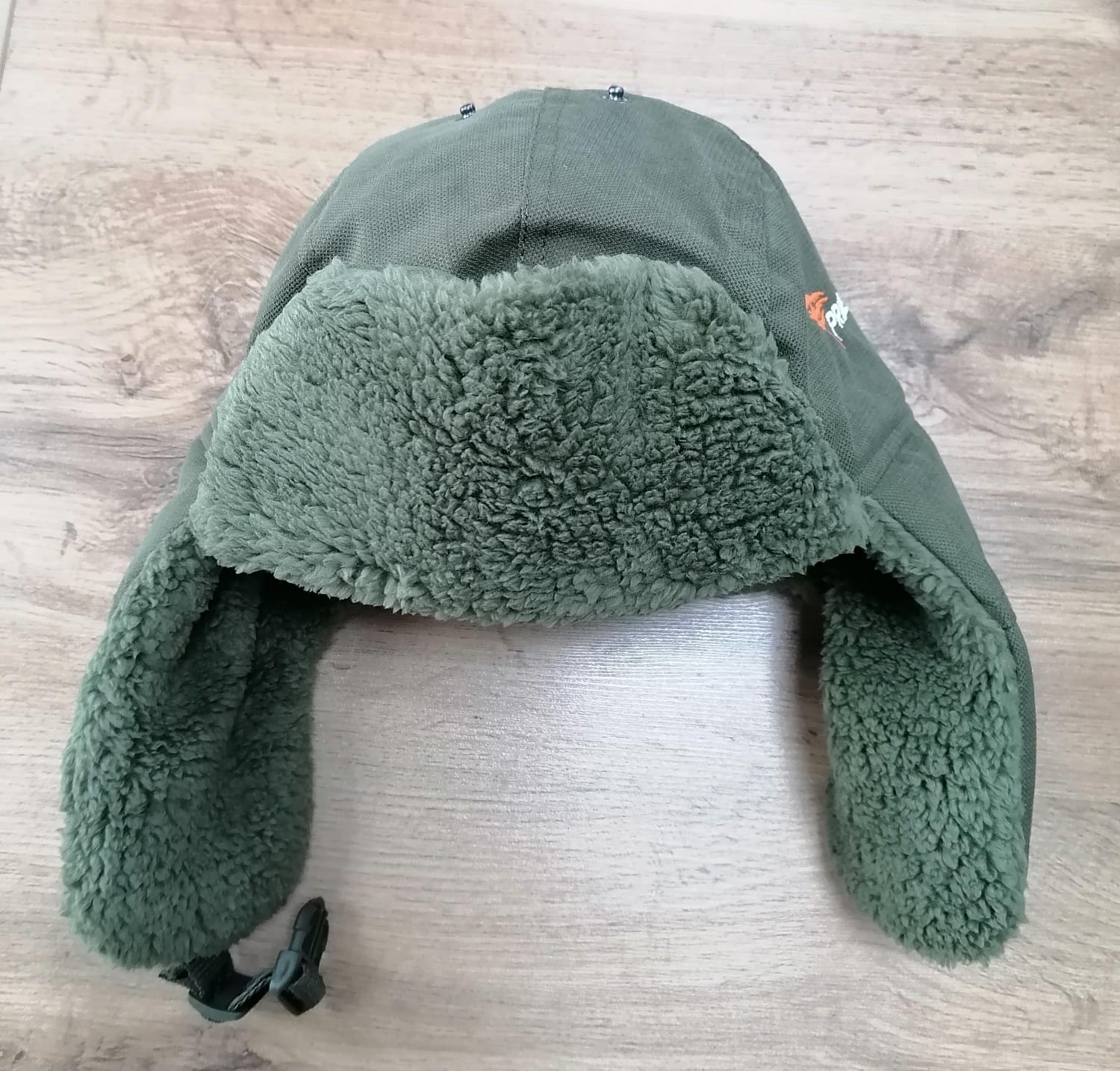 Шапка-ушанка Тайга с флисом PRIDE хаки