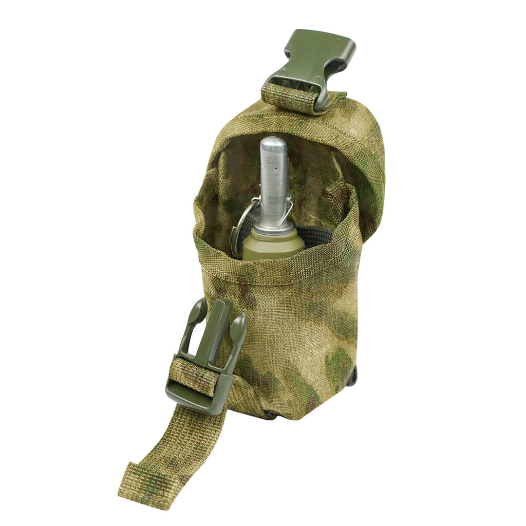 Подсумок гранатный с фастексом стропа однотон  МОХ 500 D