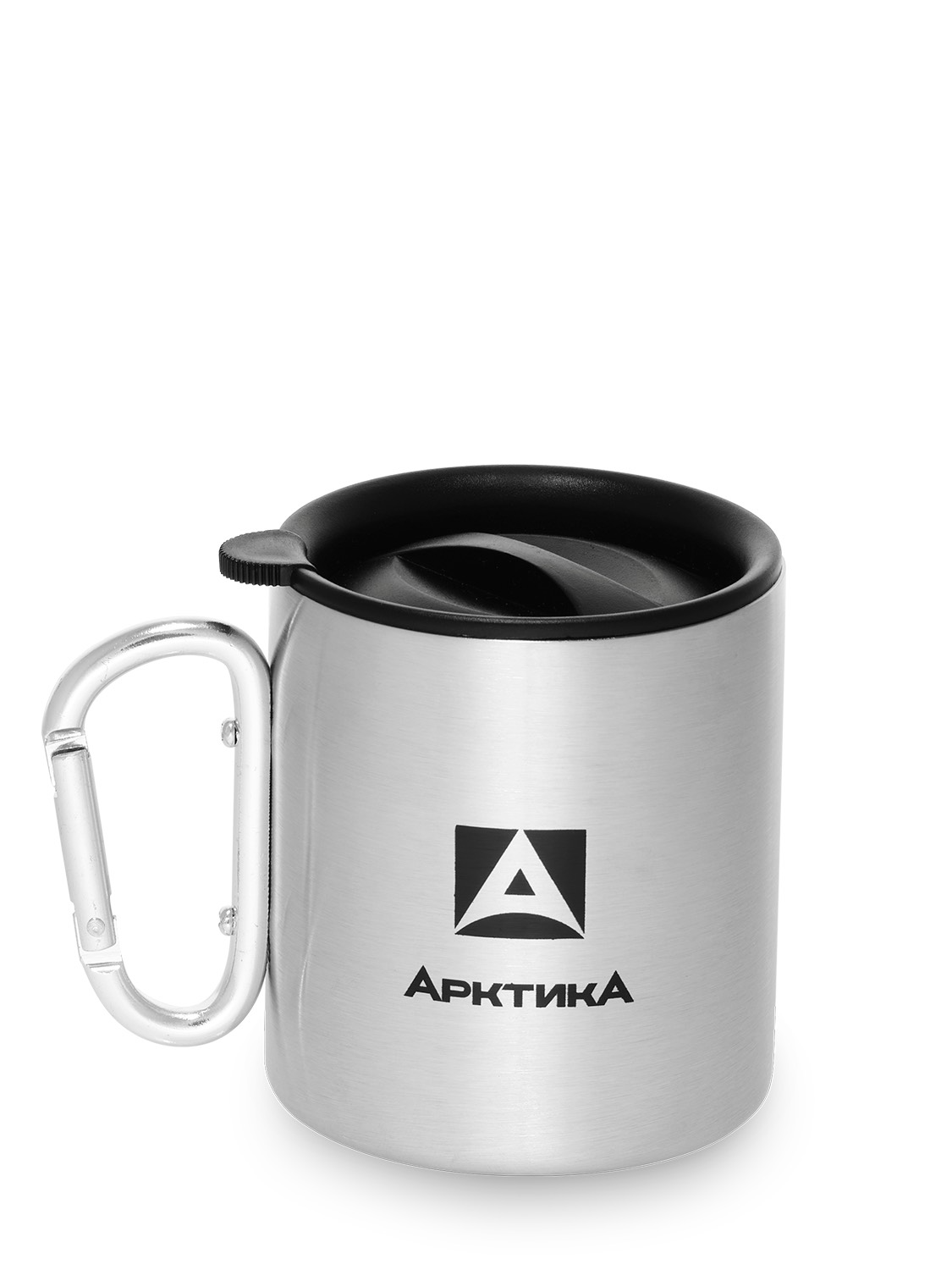 Термокружка невакуумная,  тм «Арктика», 400 мл, арт. 801-400К с карабином