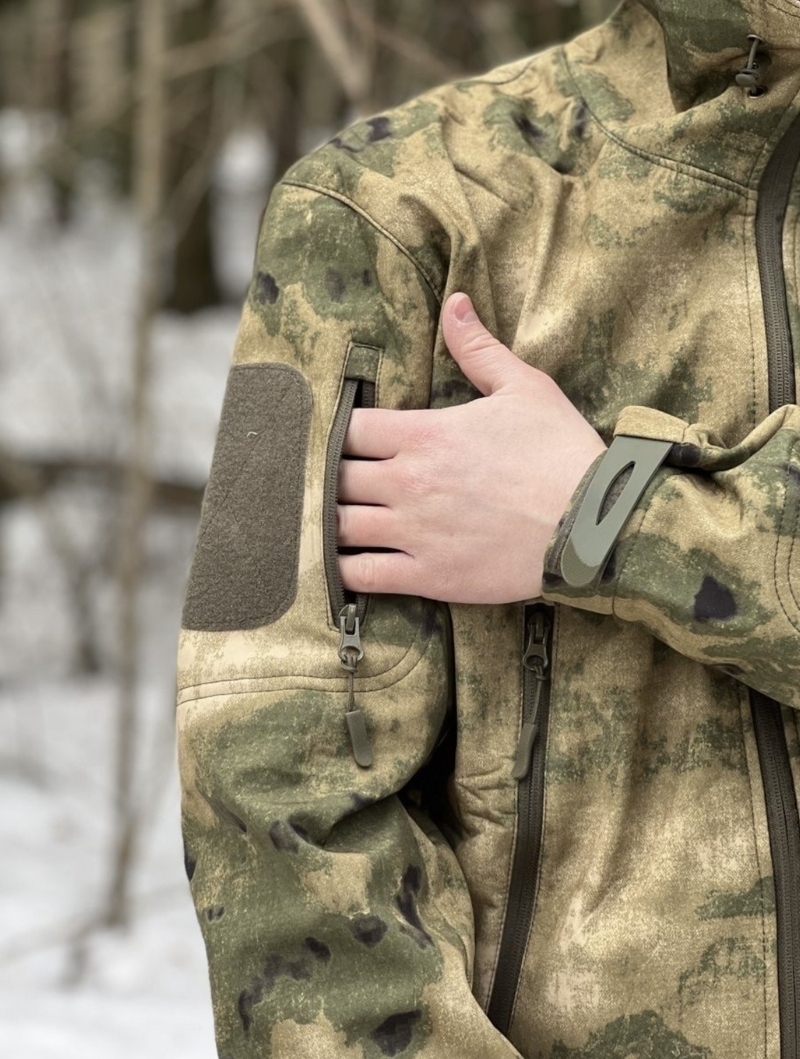 Костюм тактический Camofans SoftShell мох