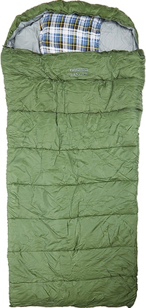 Спальный мешок-одеяло с капюшоном -23С TauMANN Ranger R (молния справа)