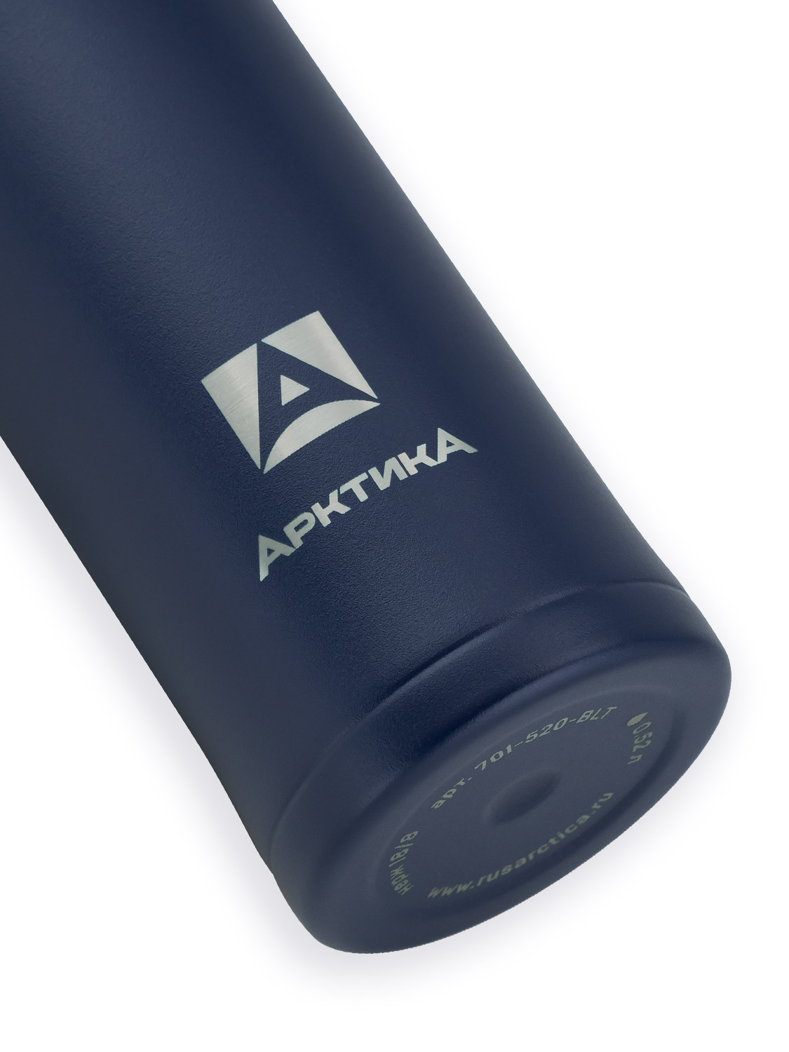 Термос питьевой  вакуумный, бытовой, тм "Арктика", 420 мл,  701-420 текстурный синий