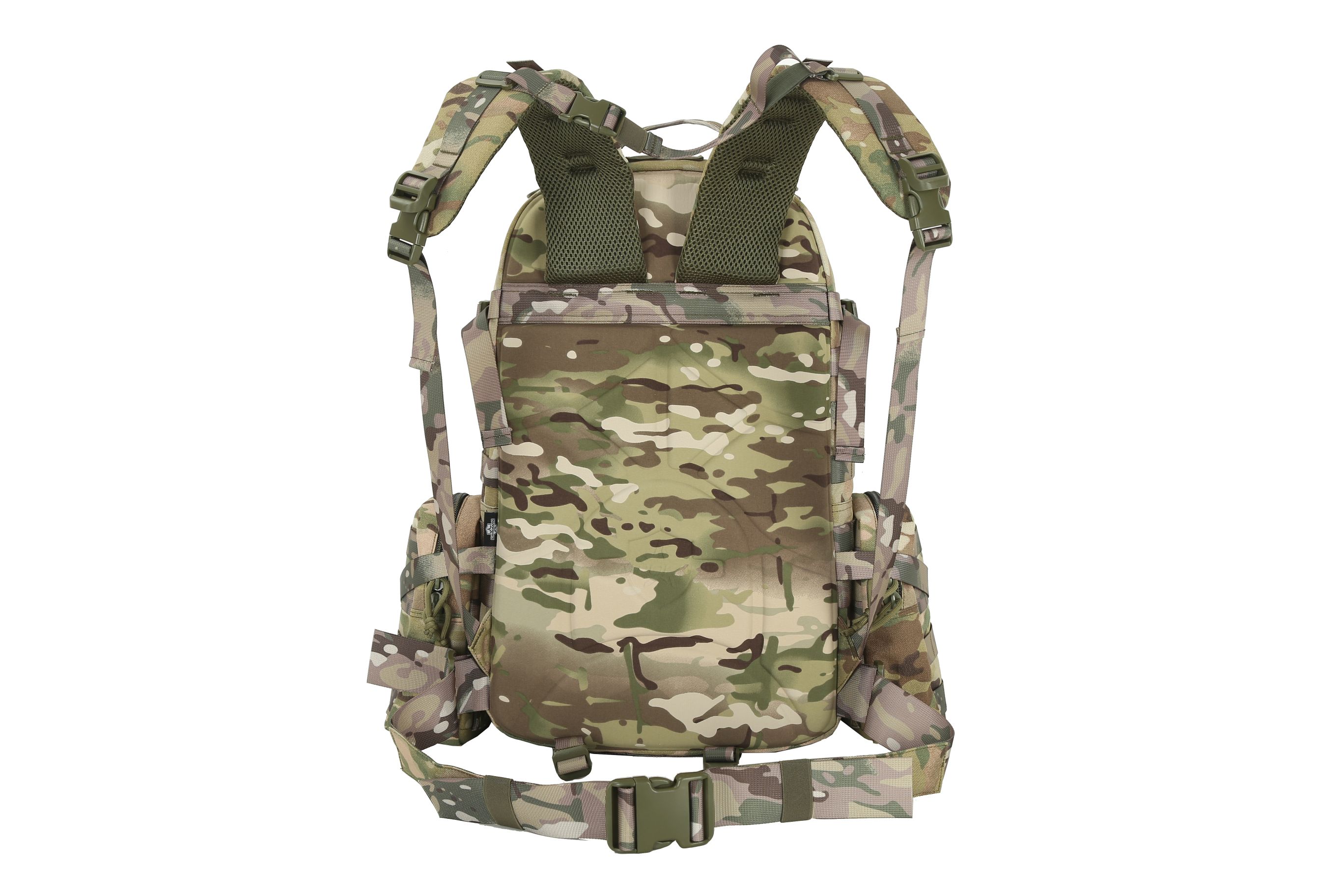 Рюкзак тактический Camofans 35 л. мультикам с подсумками CF-P-001