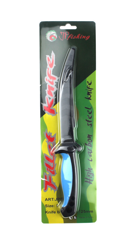 Нож филейный Jpfishing Fillet Knife JPFK-125 (лезвие 125мм, high carbon steel)