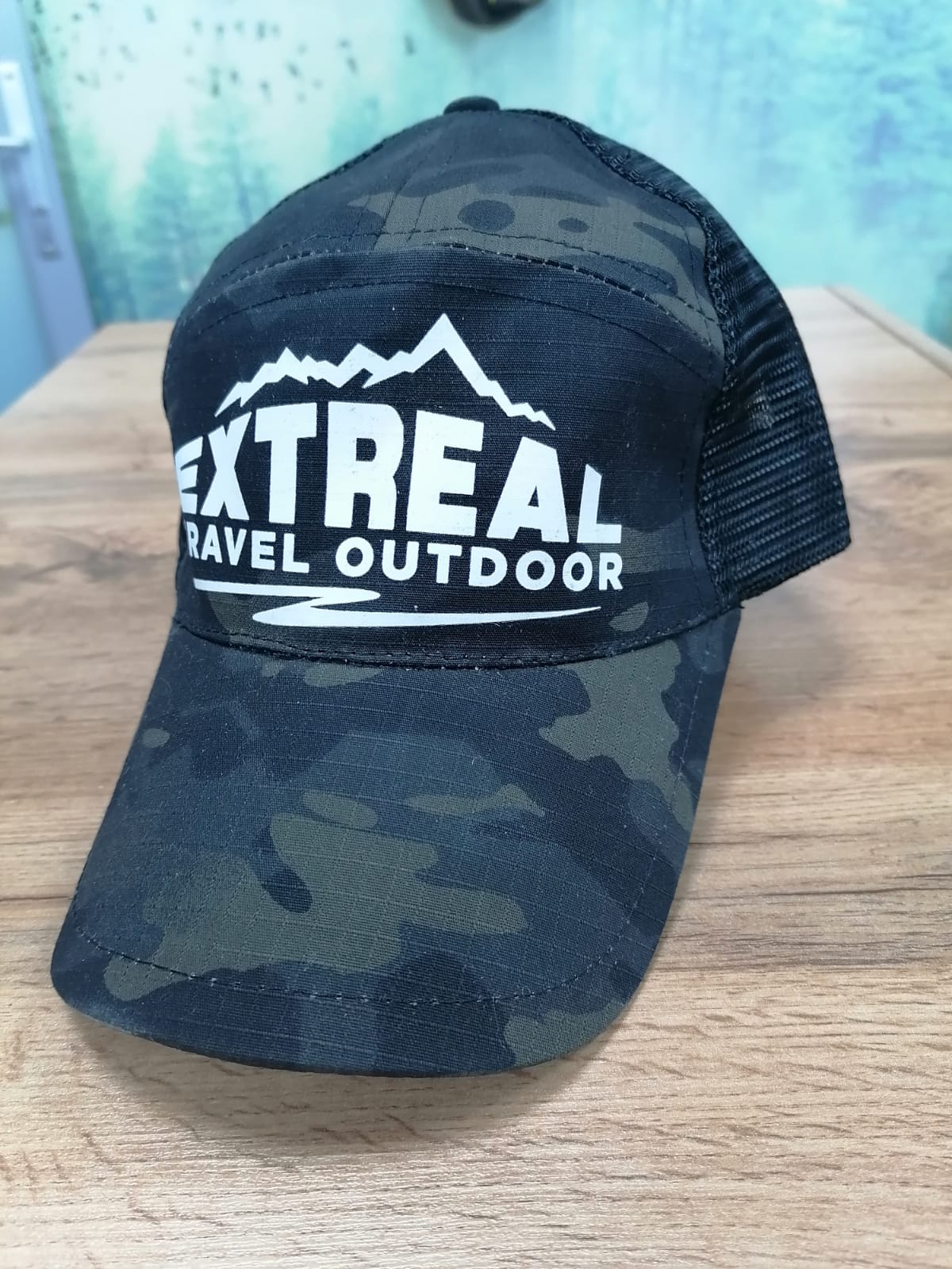 Бейсболка КОМФОРТ (7 - кл) Х/Б Сетка Термо Мультикам Черный