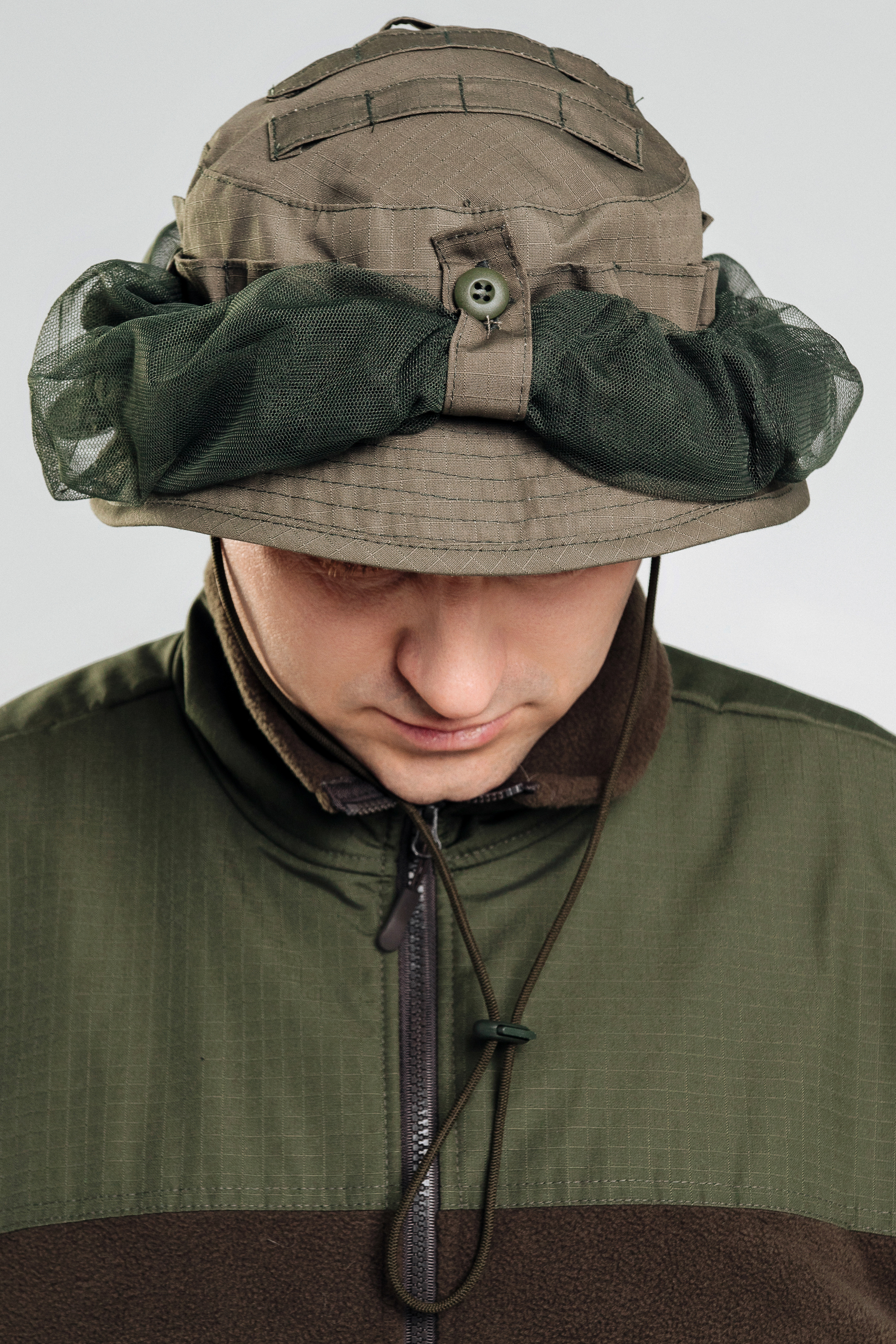 Панама тактическая с сеткой ОЛИВА