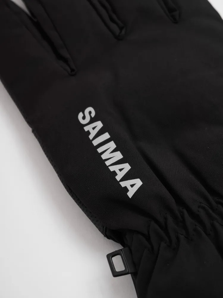 Перчатки горнолыжные мужские "SAIMAA", чёрный, (L)