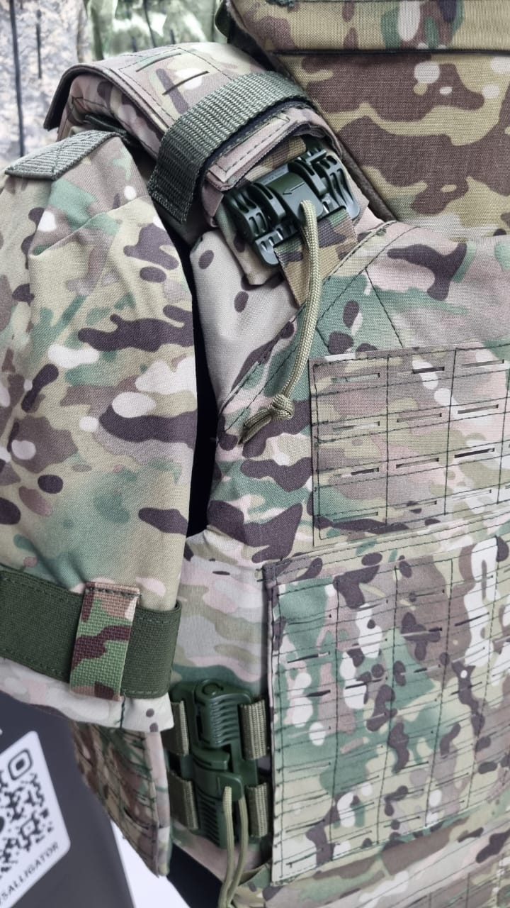Комплект СИБЗ плитник+шея+плечи+пах+баллистика МУЛЬТИКАМ с липучкой