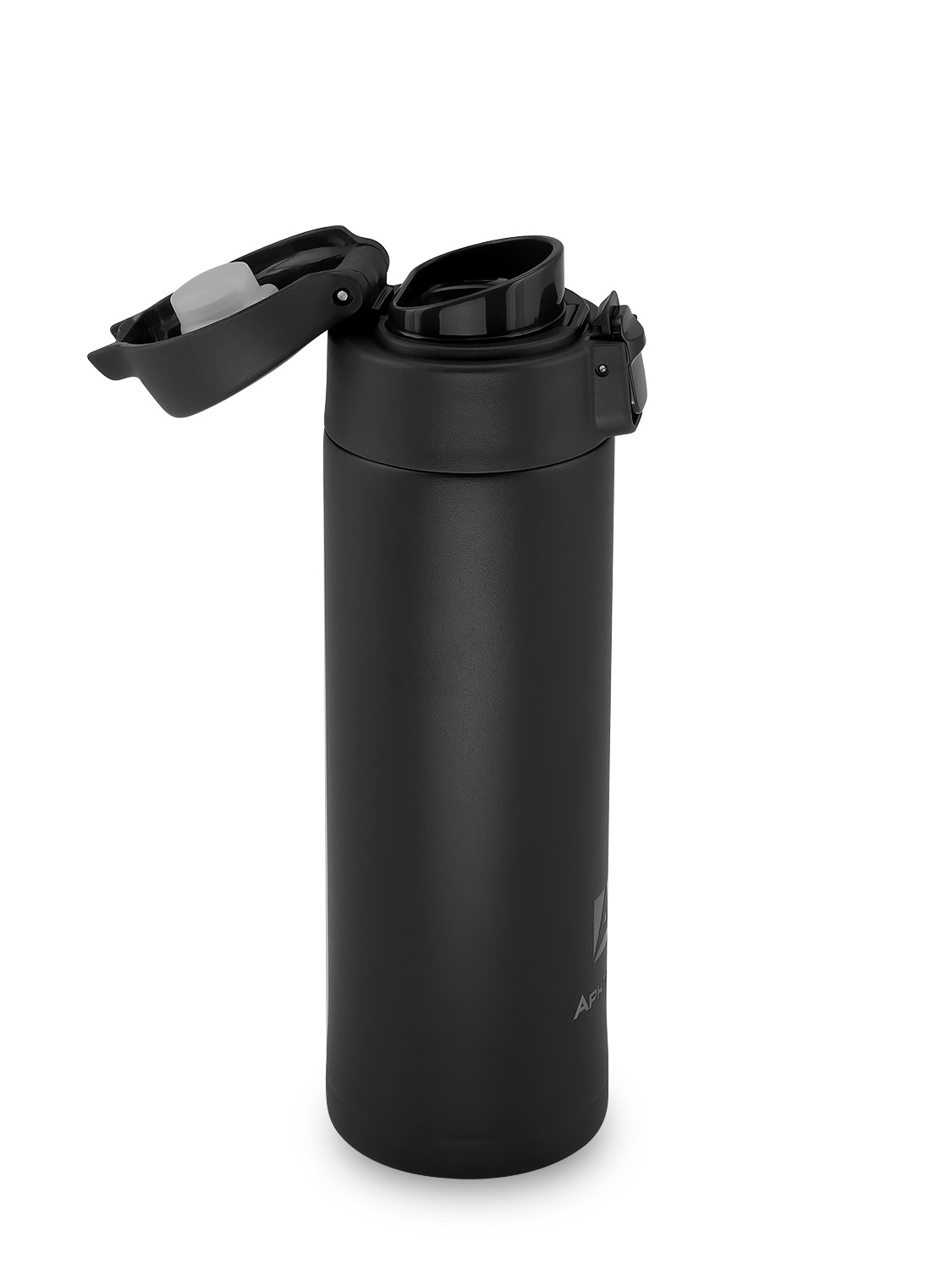 Термос питьевой  вакуумный, бытовой, тм "Арктика", 420 мл, 701-420 текстурный черный