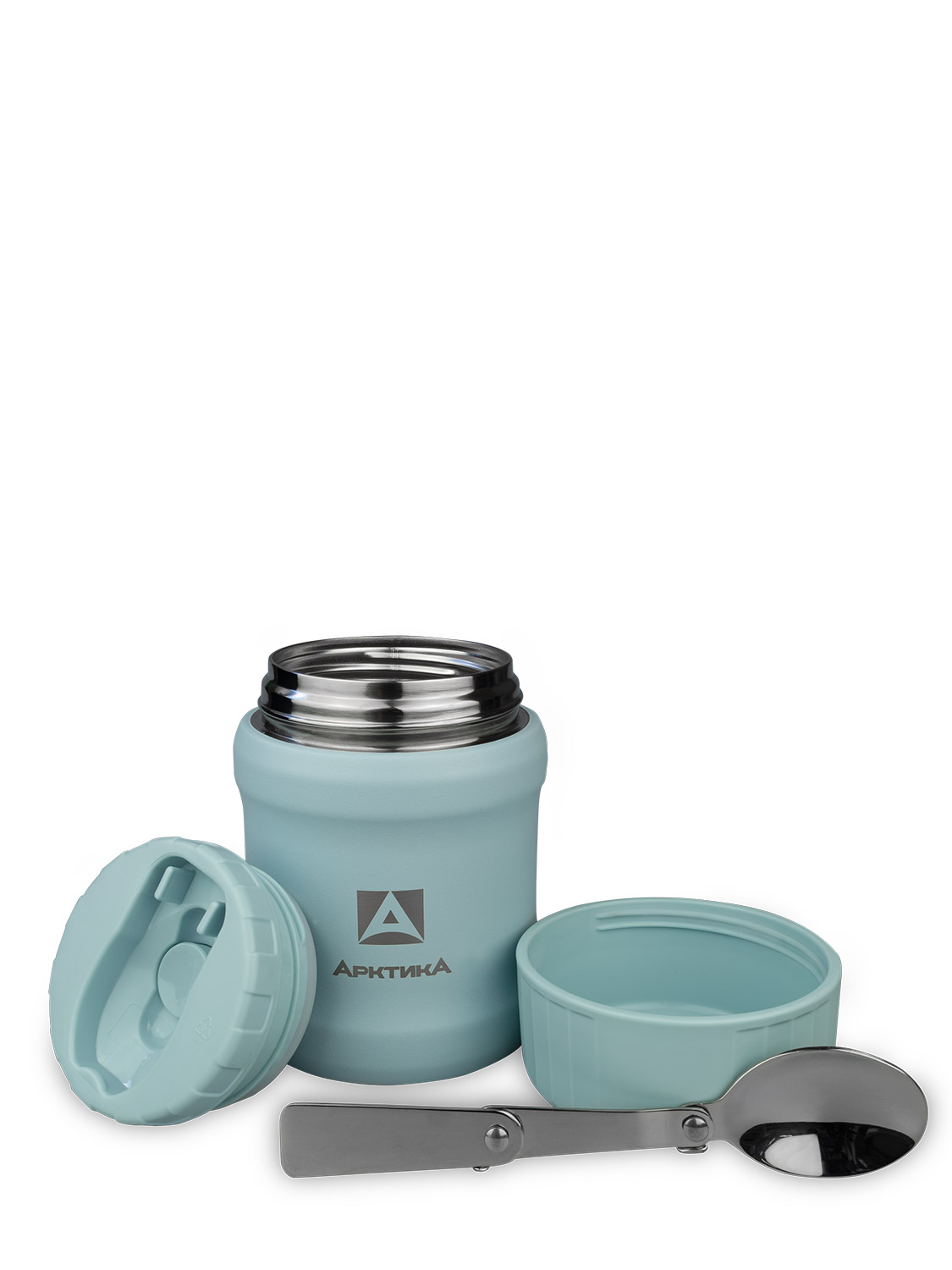Термос для еды вакуумный, бытовой, тм «Арктика», 0.5 л, арт. 311-500 (голубой)