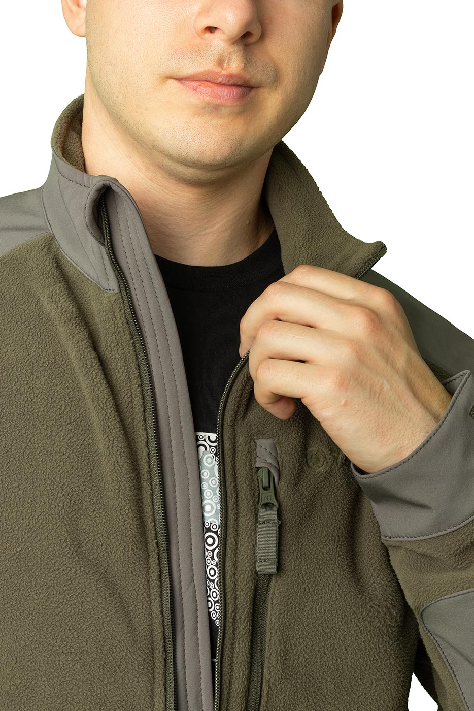 Легион толстовка 7.62, демисезонная, флис, олива