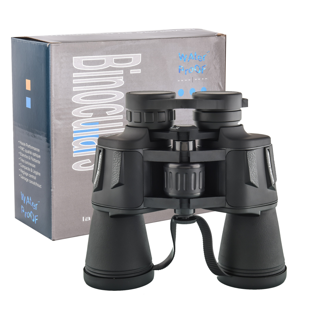 Бинокль Military Marine FMC 20x50 черный