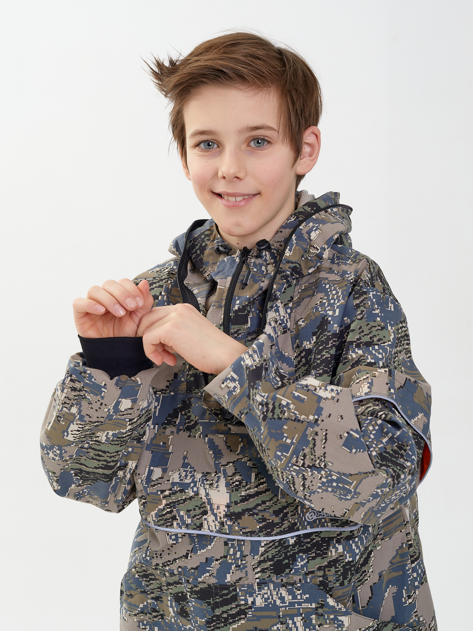 Костюм Детский Антигнус-Люкс с ловушками и пыльниками цв.Лабиринт (Сорочка)