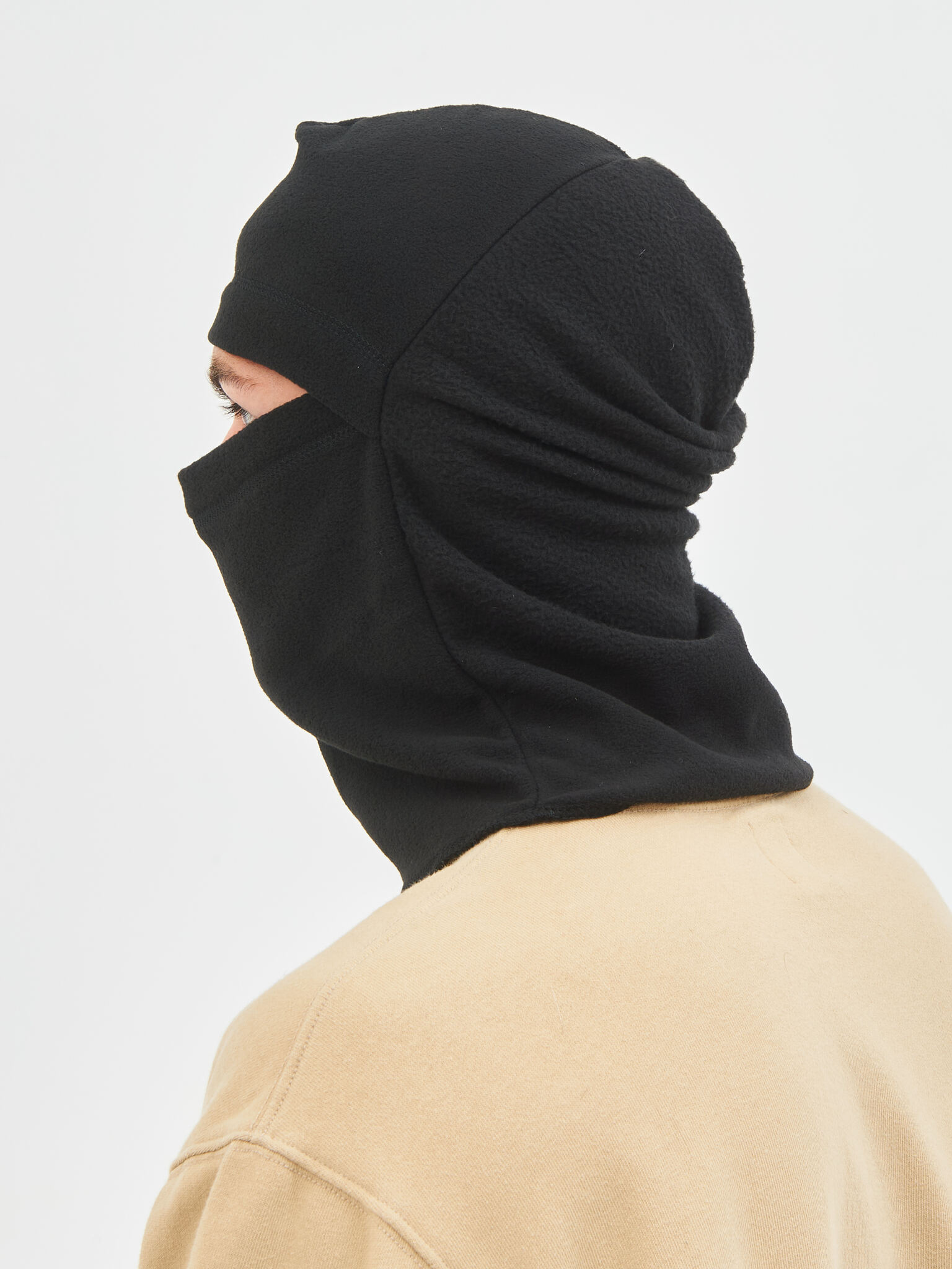 Балаклава Флис (280гр/м) цвет Черный (Размер 58-60)