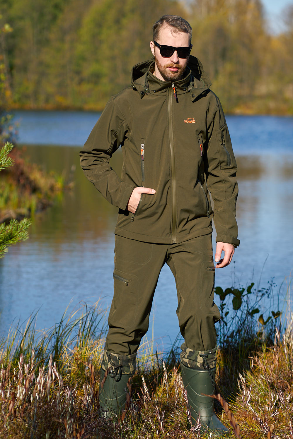 Костюм арт. 105 Форест софтшелл олива