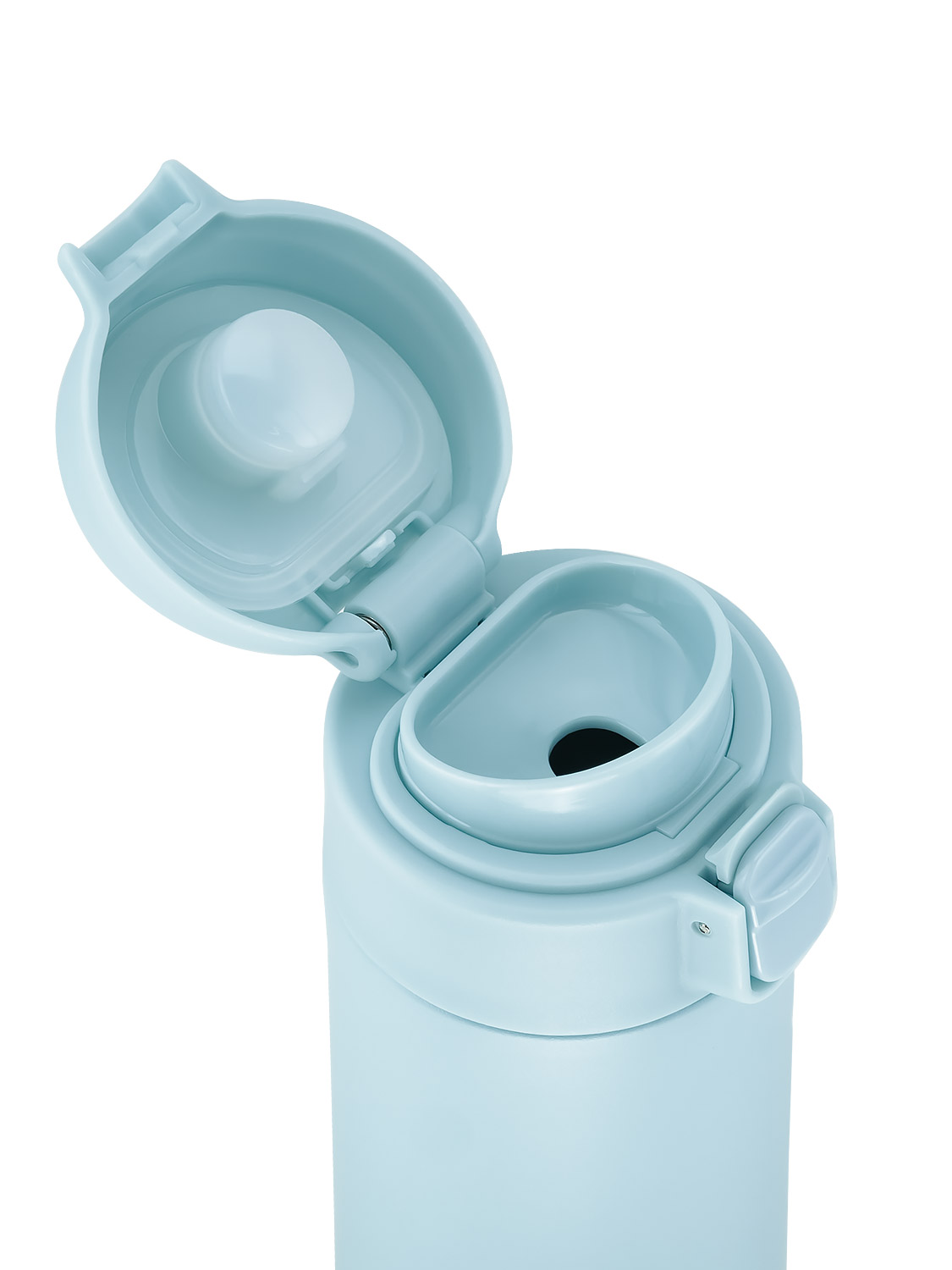 Термос питьевой  вакуумный, бытовой, тм "Арктика", 420 мл, 701-420 текстурный голубой