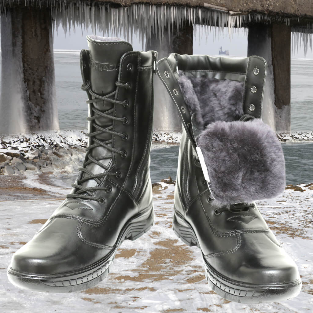 Берцы зимние натуральный мех АРМАДА ПОЛЮС М-101 З