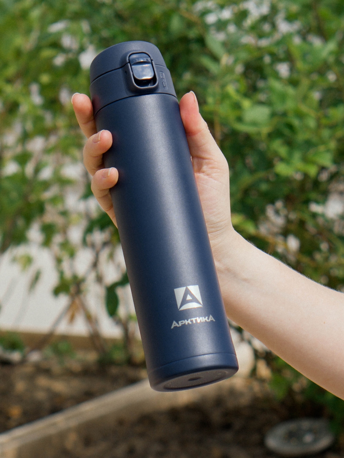 Термос питьевой  "Арктика" 520 мл  701-520 текстурный синий