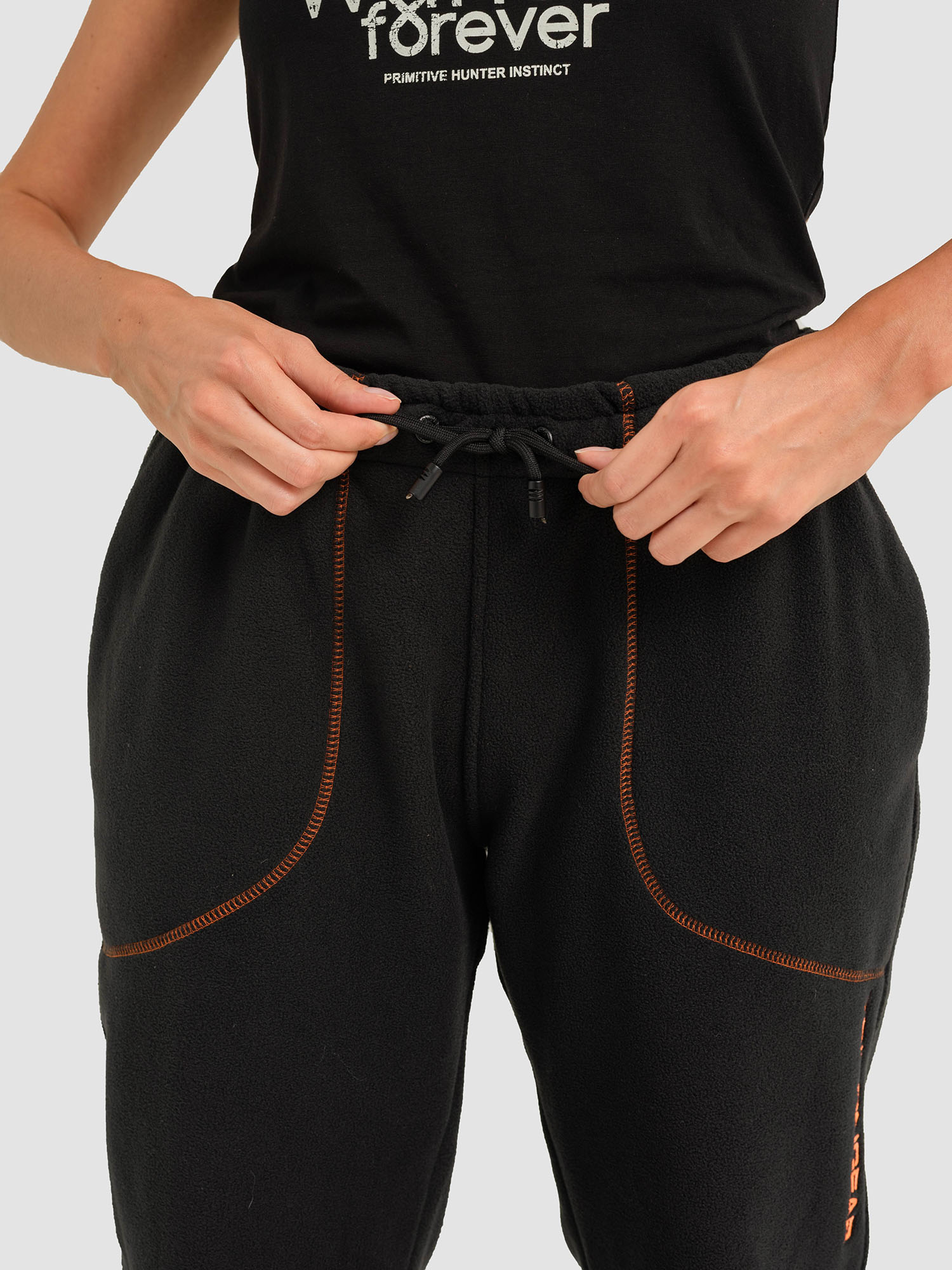 Костюм "RICH" женский (Флис, Черный) TRITON