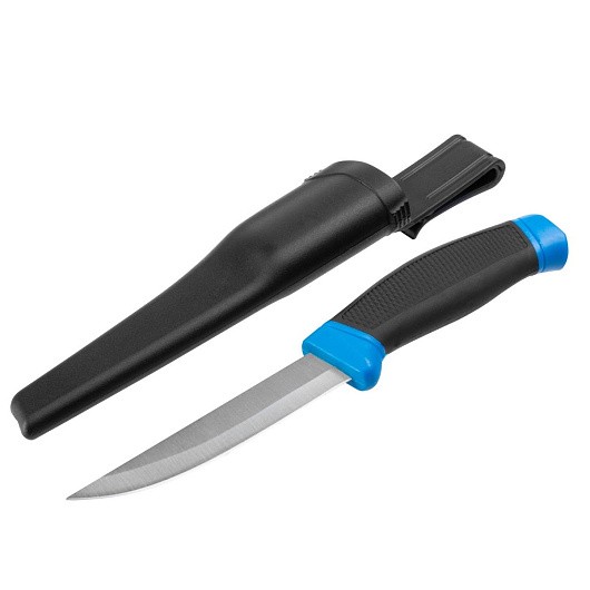Нож рыболовный Jpfishing SS-95 (лезвие 95 мм, чехол, stainless steel)