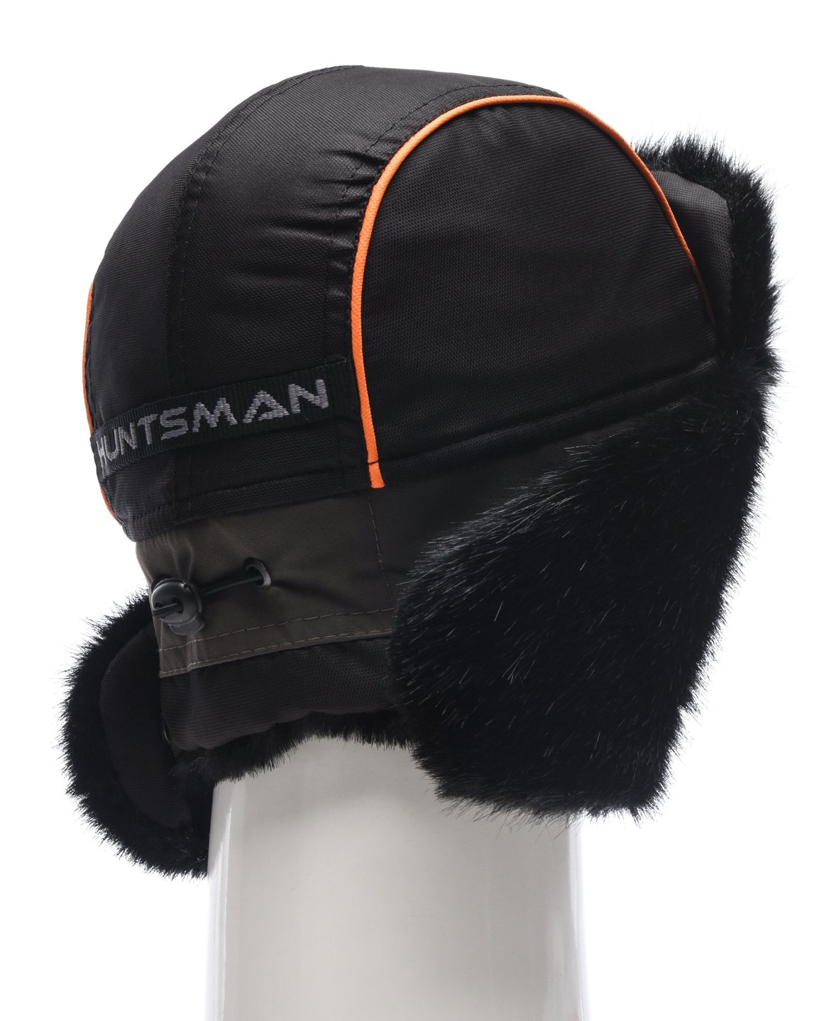 Шапка ушанка зимняя Siberia Breathable  хаки/черный Норка