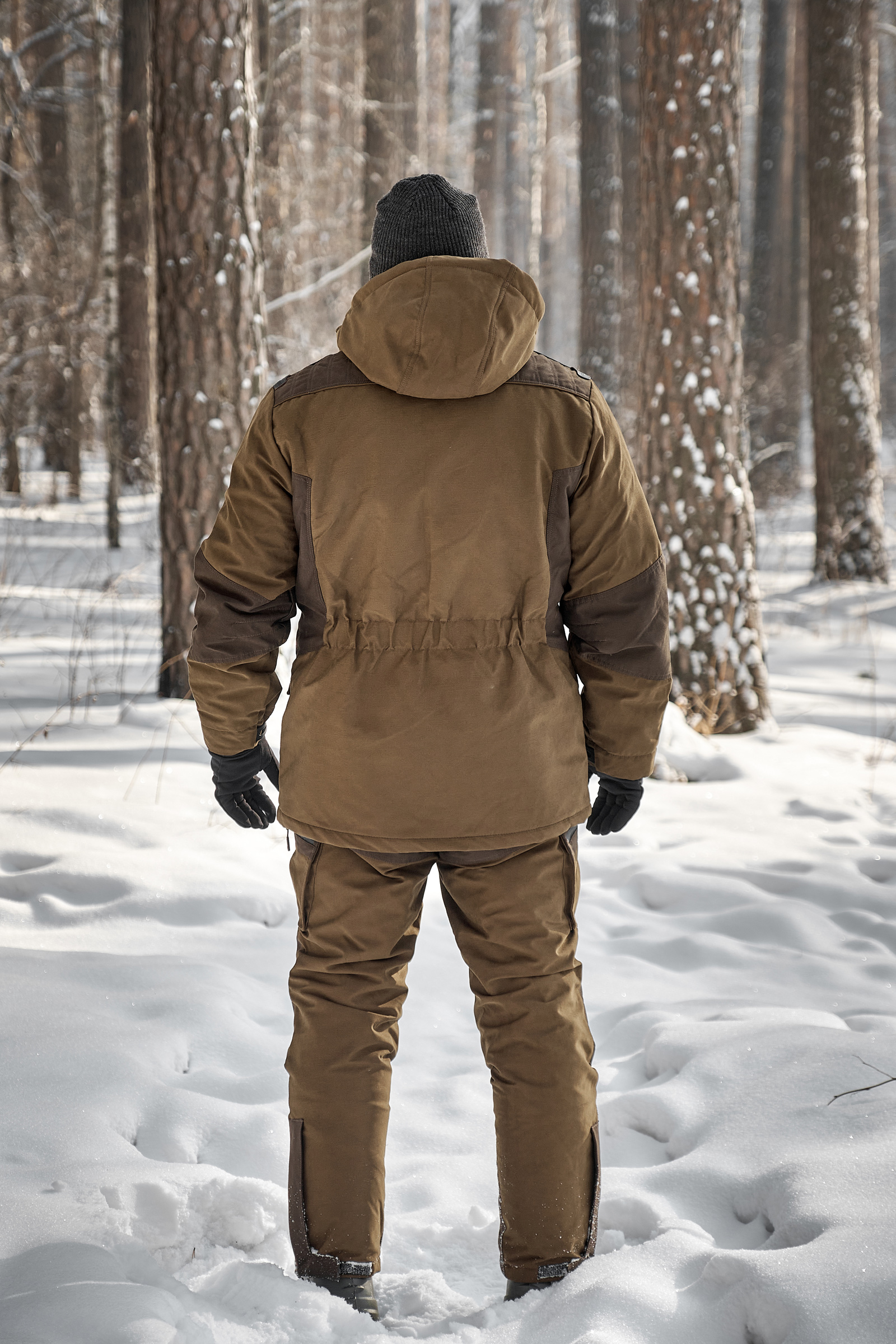 Костюм зимний мужской STINGER COLD -15C  L.Brown 21\D.Brown 22