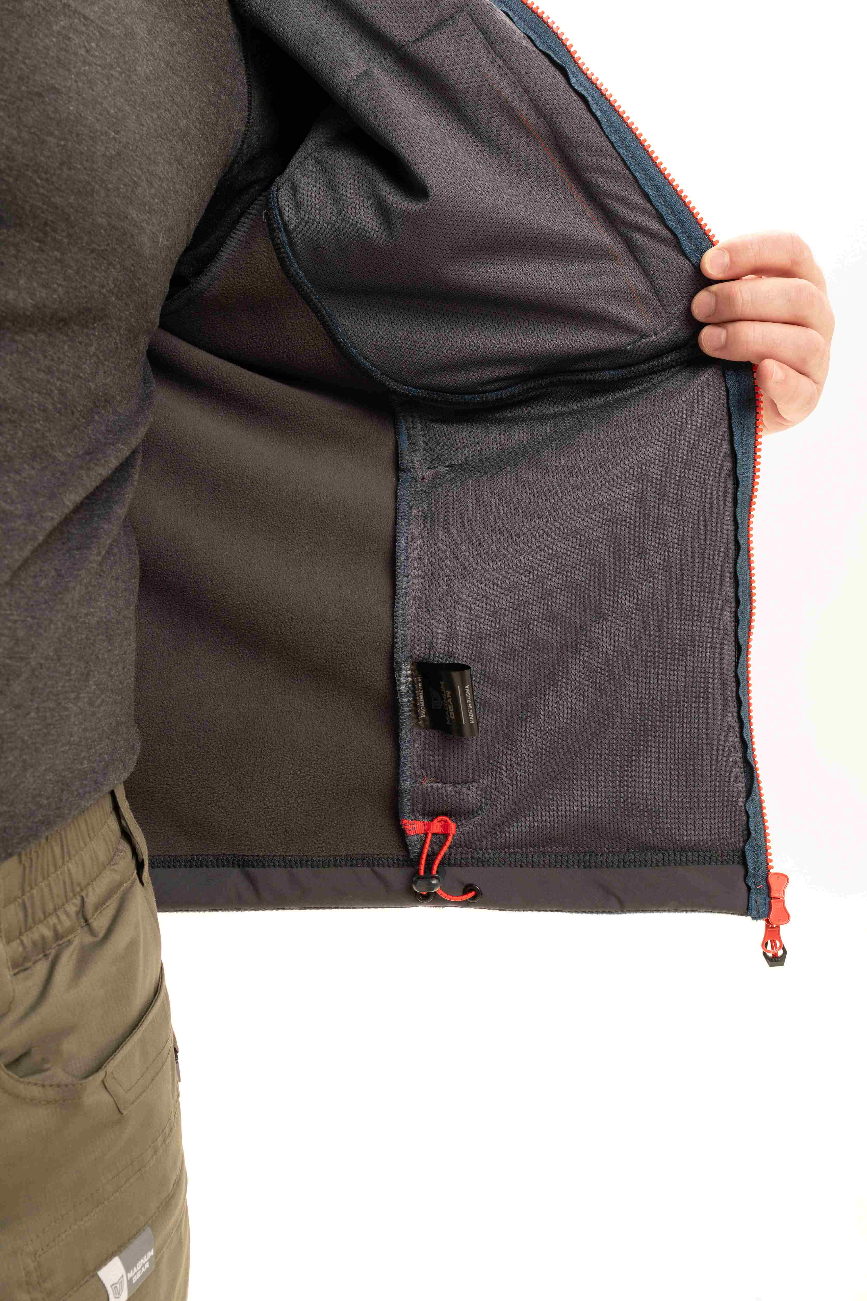 Толстовка флисовая NORD синий/графит MAGNUM GEAR