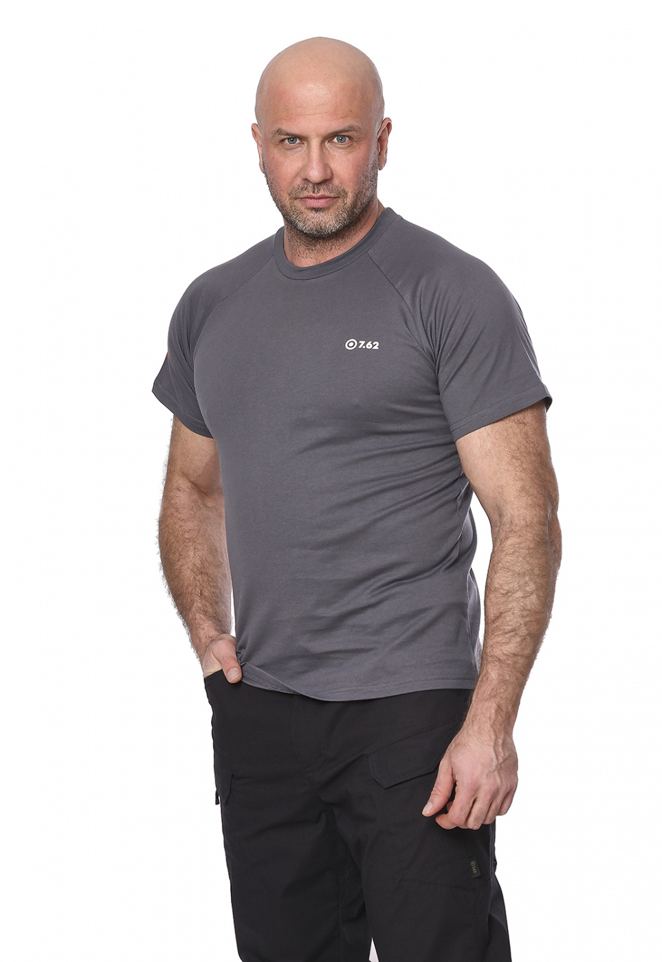 Футболка "Mini Logo T-Shirt" (хлопок, серый)