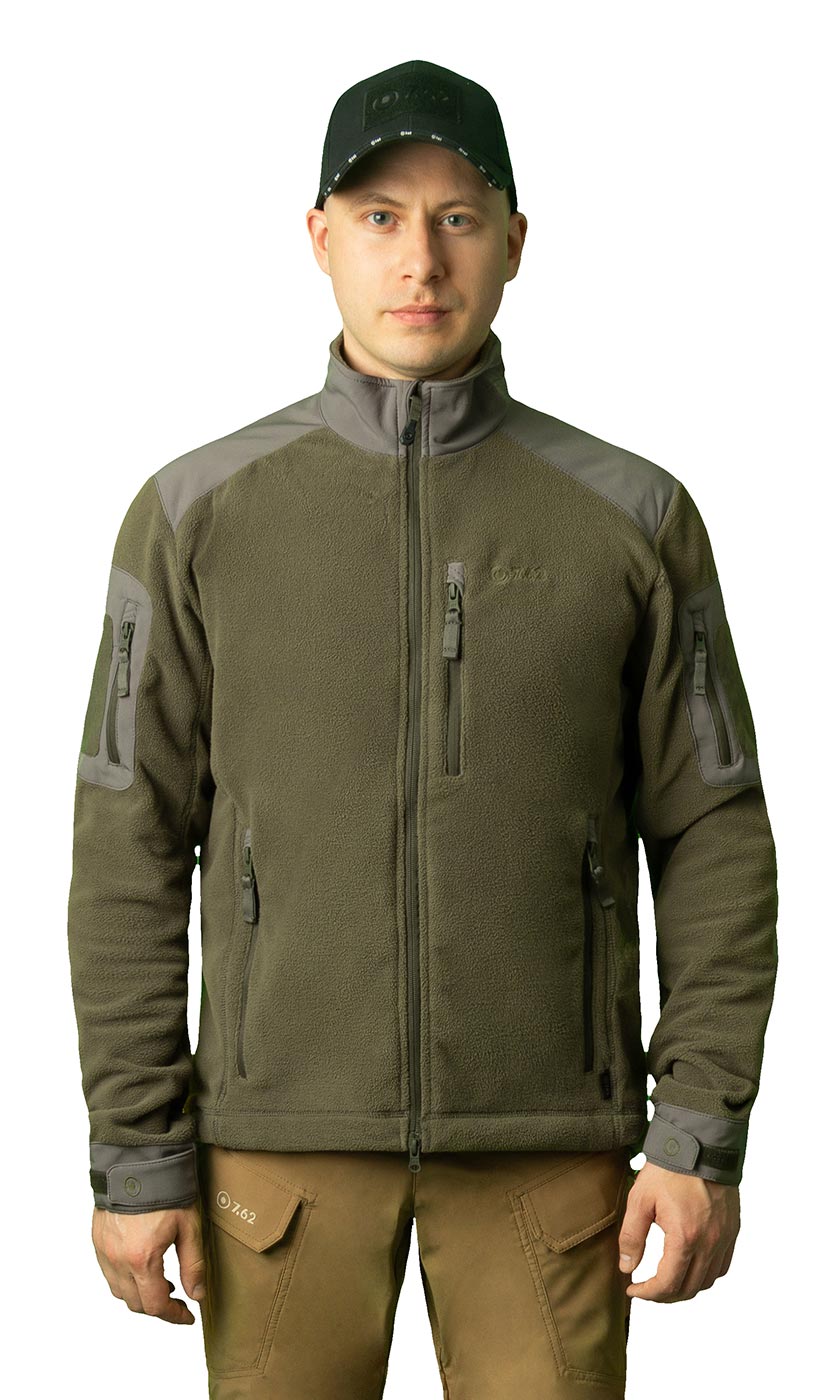Легион толстовка 7.62, демисезонная, флис, олива