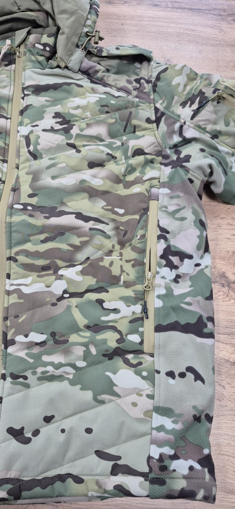 Куртка тактическая утепленная мультикам Camofans CF-FED012