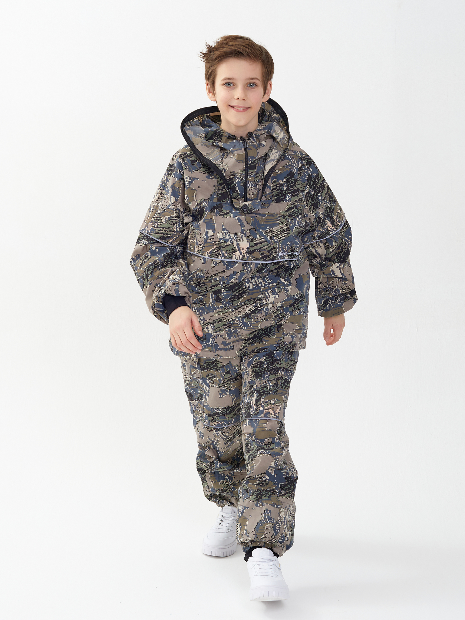 Костюм Детский Антигнус-Люкс с ловушками и пыльниками цв.Лабиринт (Сорочка)