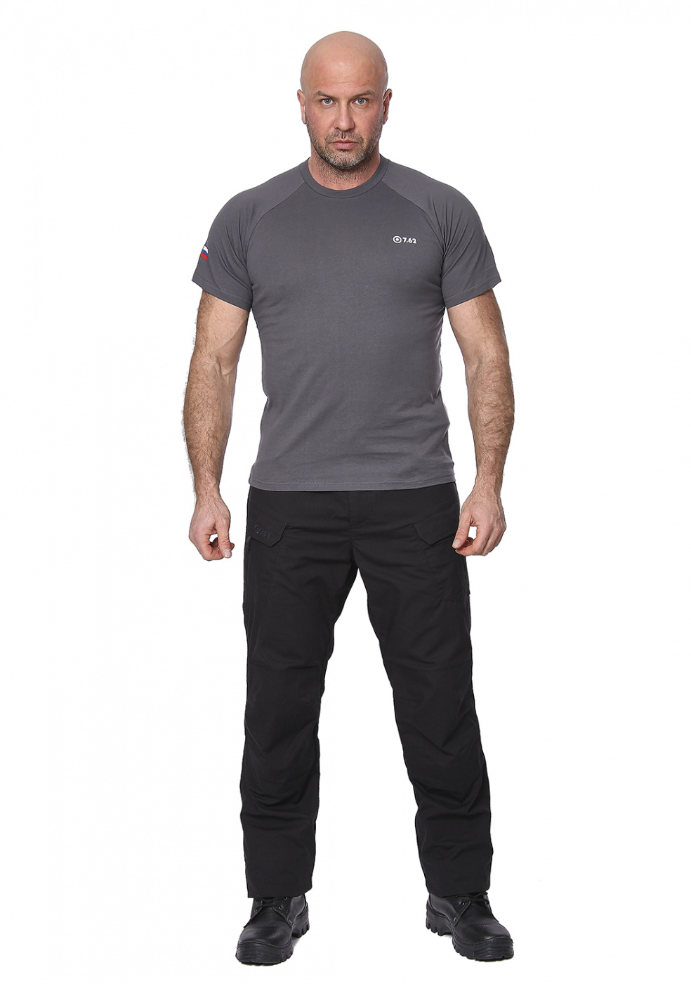 Футболка "Mini Logo T-Shirt" (хлопок, серый)