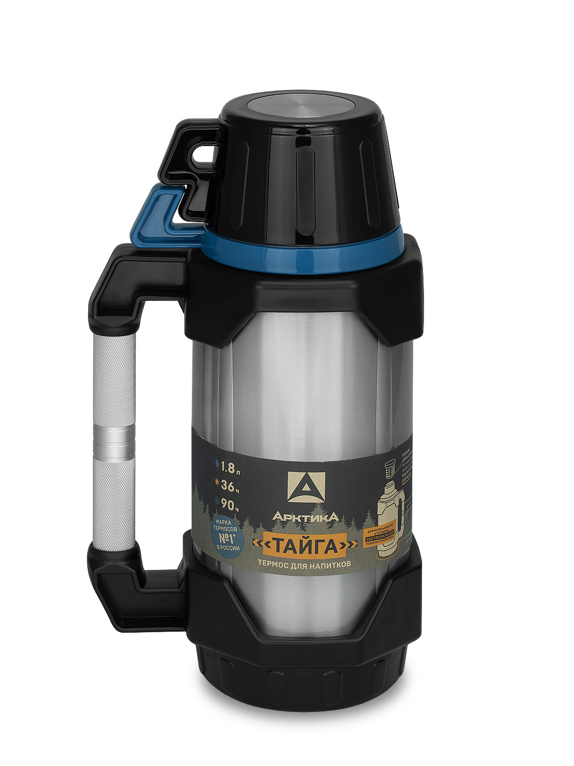 Термос "Тайга" тм "Арктика", 1800 мл, арт.110-1800