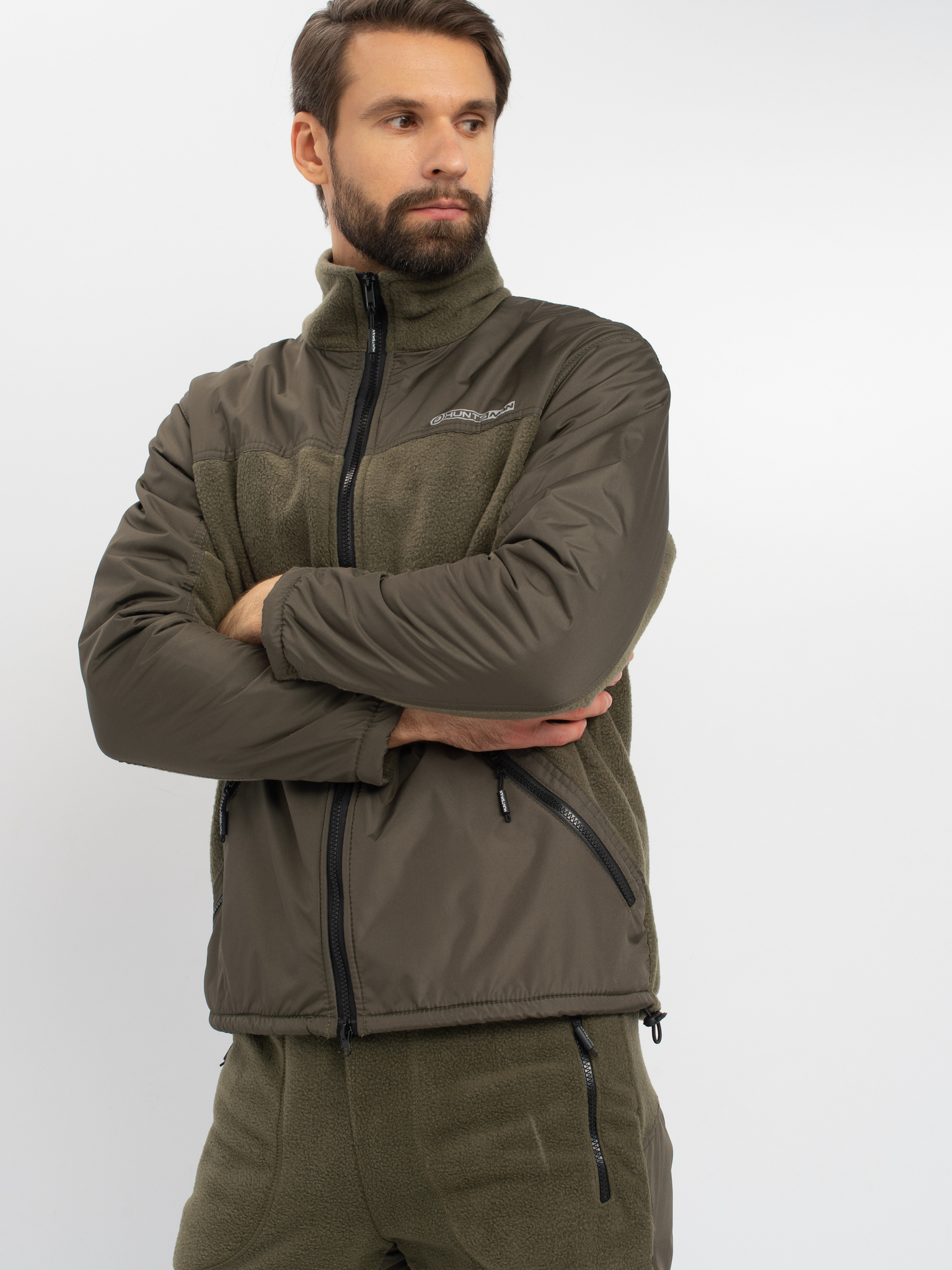 Костюм демисезонный Пикник-ЛЮКС цвет Хаки ткань Флис