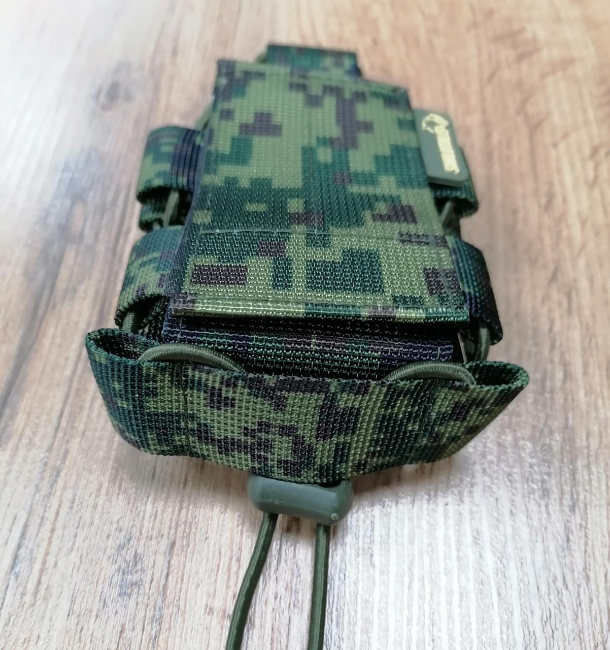 Подсумок под рации открытый Smilotalis цифра зеленая