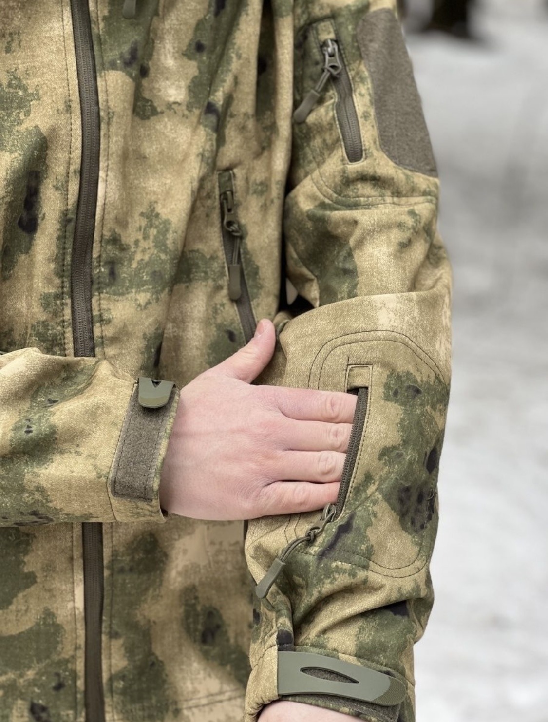 Костюм тактический Camofans SoftShell мох