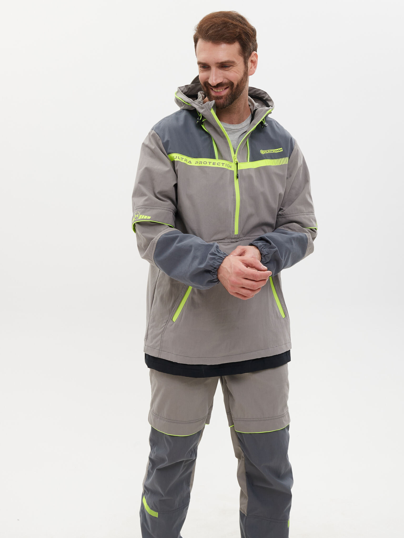 Костюм  Противоэнцеф. антигнус ПРЕМИУМ Ravena Peach Wash серый