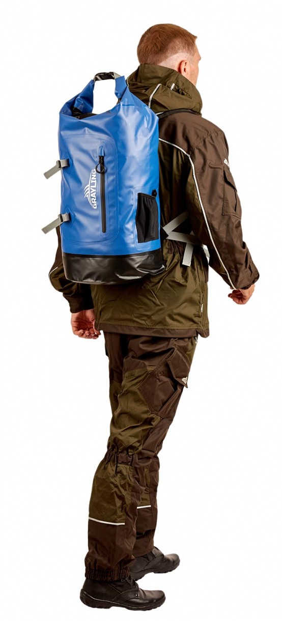 Герморюкзак ПВХ GRAYLING "Aksay"(Аскай) 30L (синий) B1501